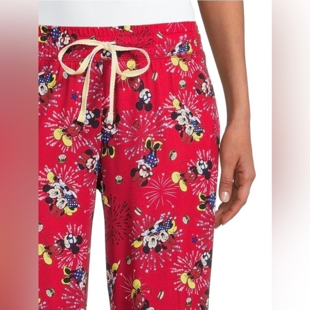 DISNEY MINNIE MOUSE SLEEP JOGGERS RED NEW SIZE 3X (22W-24W) NEW WITH TAGS - Picture 3 of 4